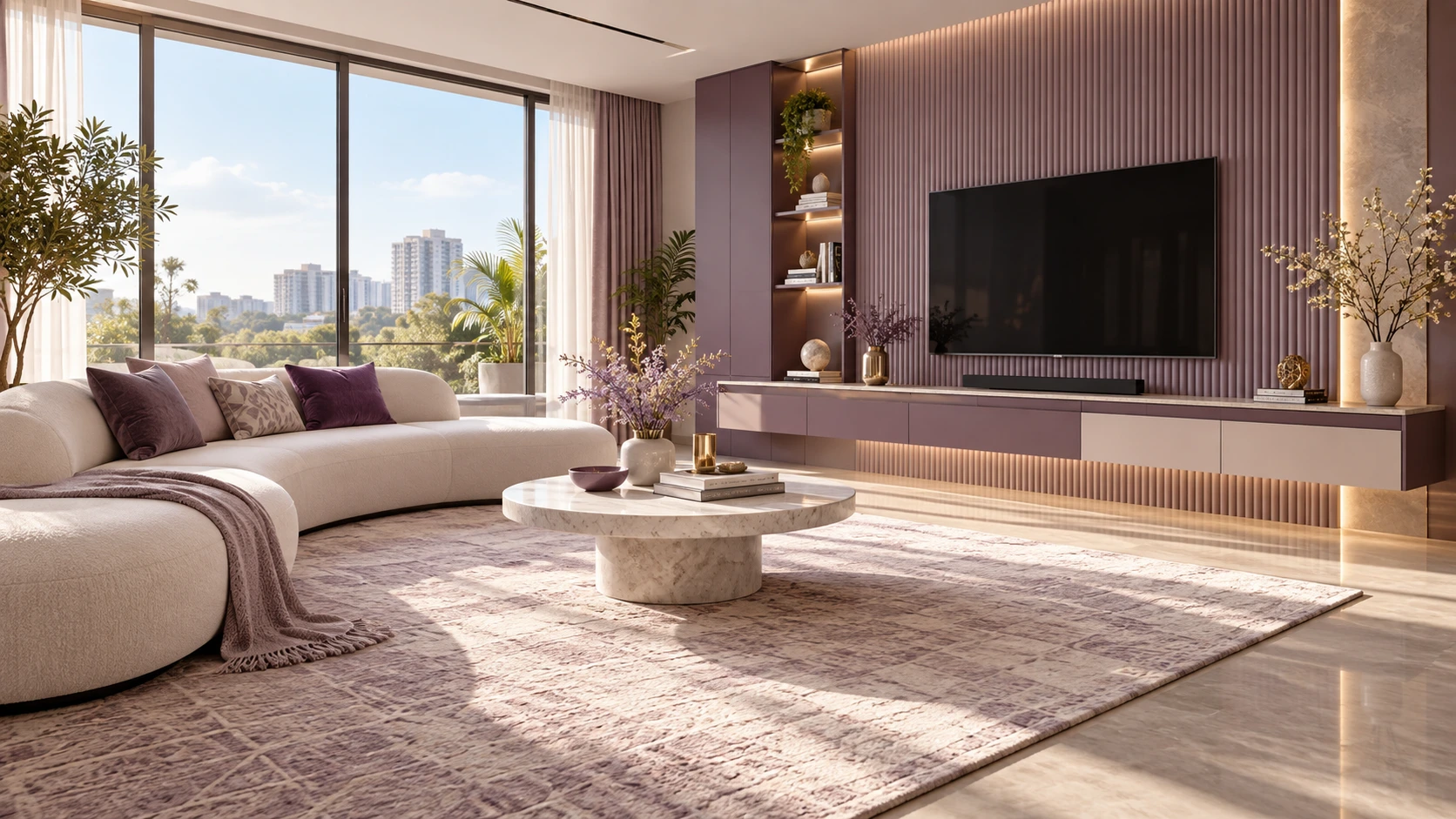 Furniture inspiration for selected colour palette